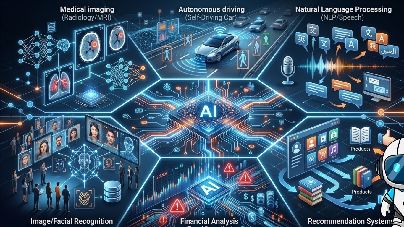 Common Applications of Deep Learning in Artificial Intelligence